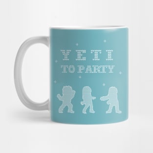 Yeti to party - fun christmas sweater Mug